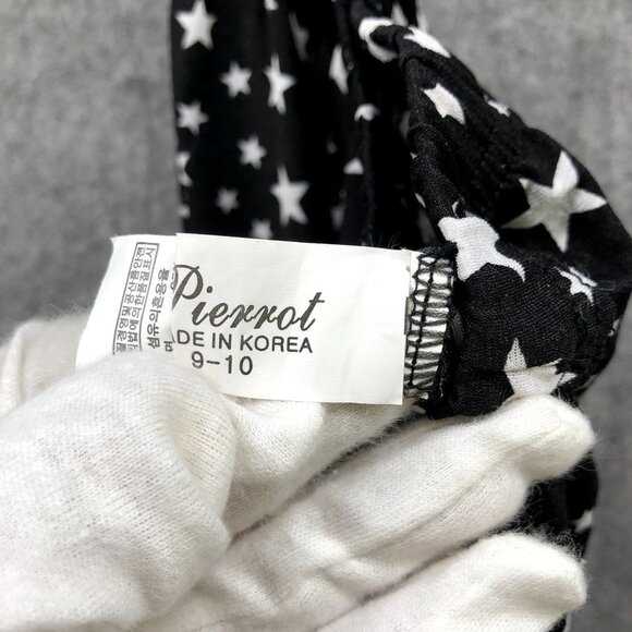 Korean Brand Baby 12-18M Black Star Print Drop Crotch Shorts Cotton Blend - Picture 6 of 8